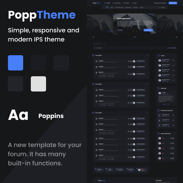 Popp Theme (Dark/Light)