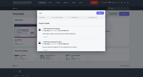 Vala Live Search