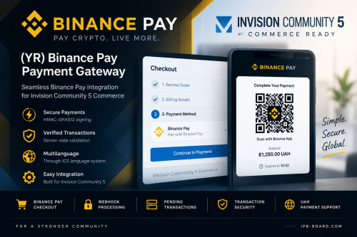 (YR) Binance Pay Payment Gateway