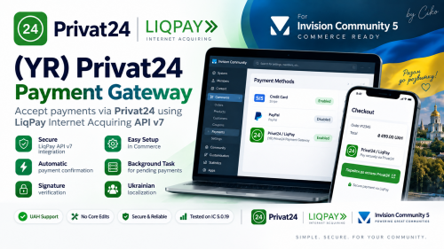 (YR) Privat24 Payment Gateway